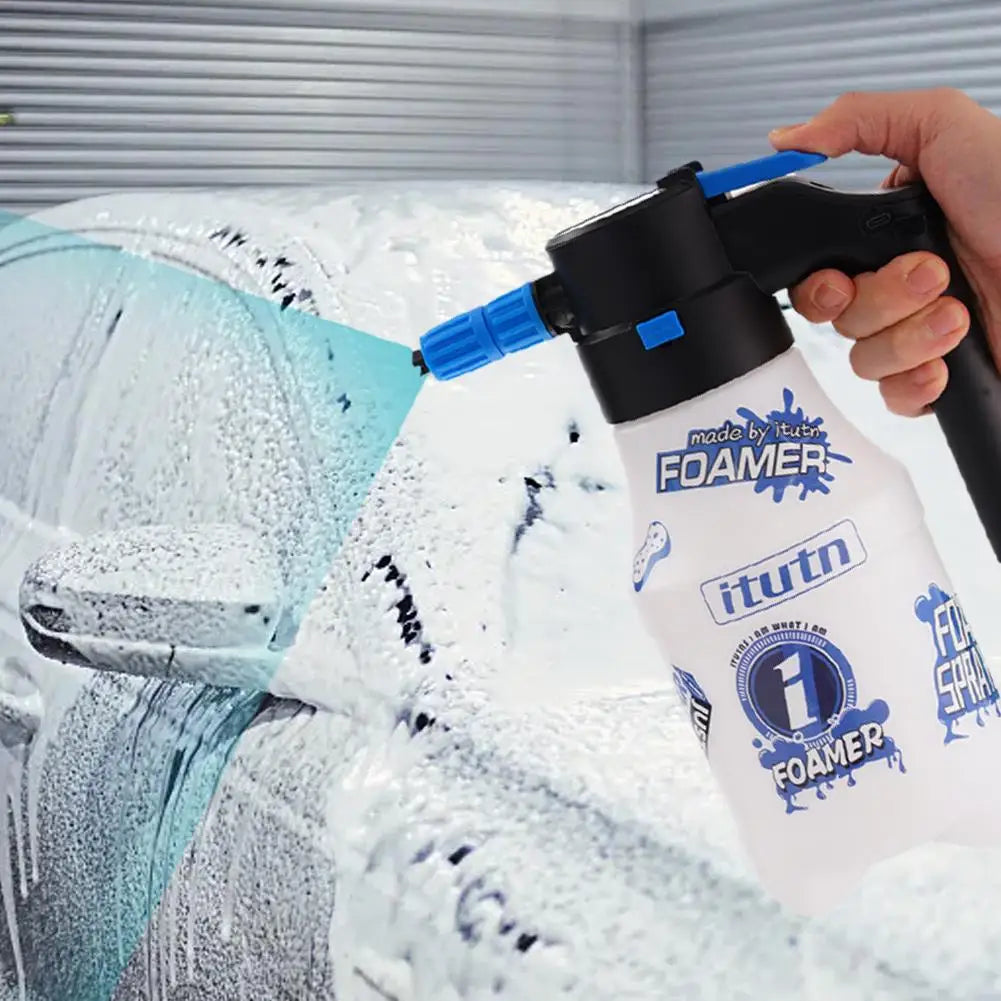 Electric Foam Sprayer 1.5L Foam Generator For Car Wash 2600mAh Lithium Battery Foam Lance 1h Endurance Car Wash Towel Foam Y0F8