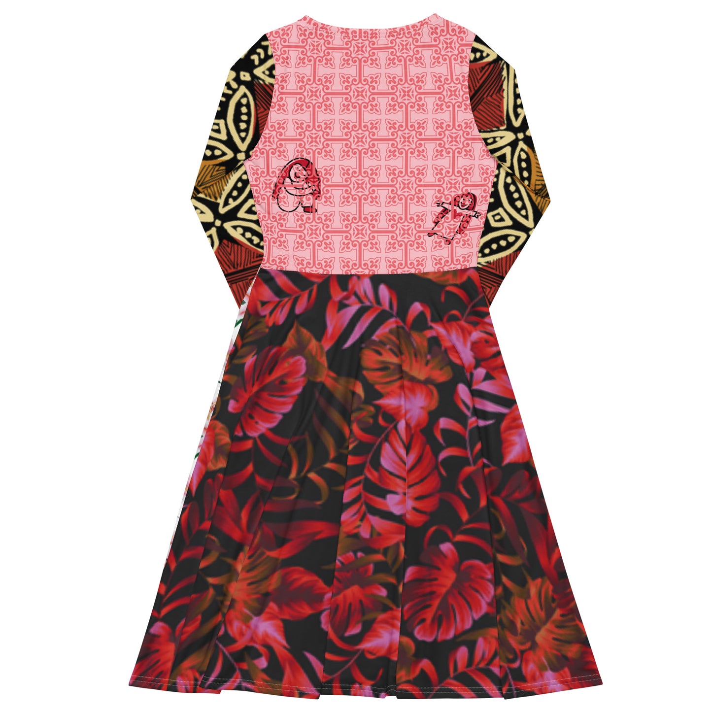 Robe manches longues luxe