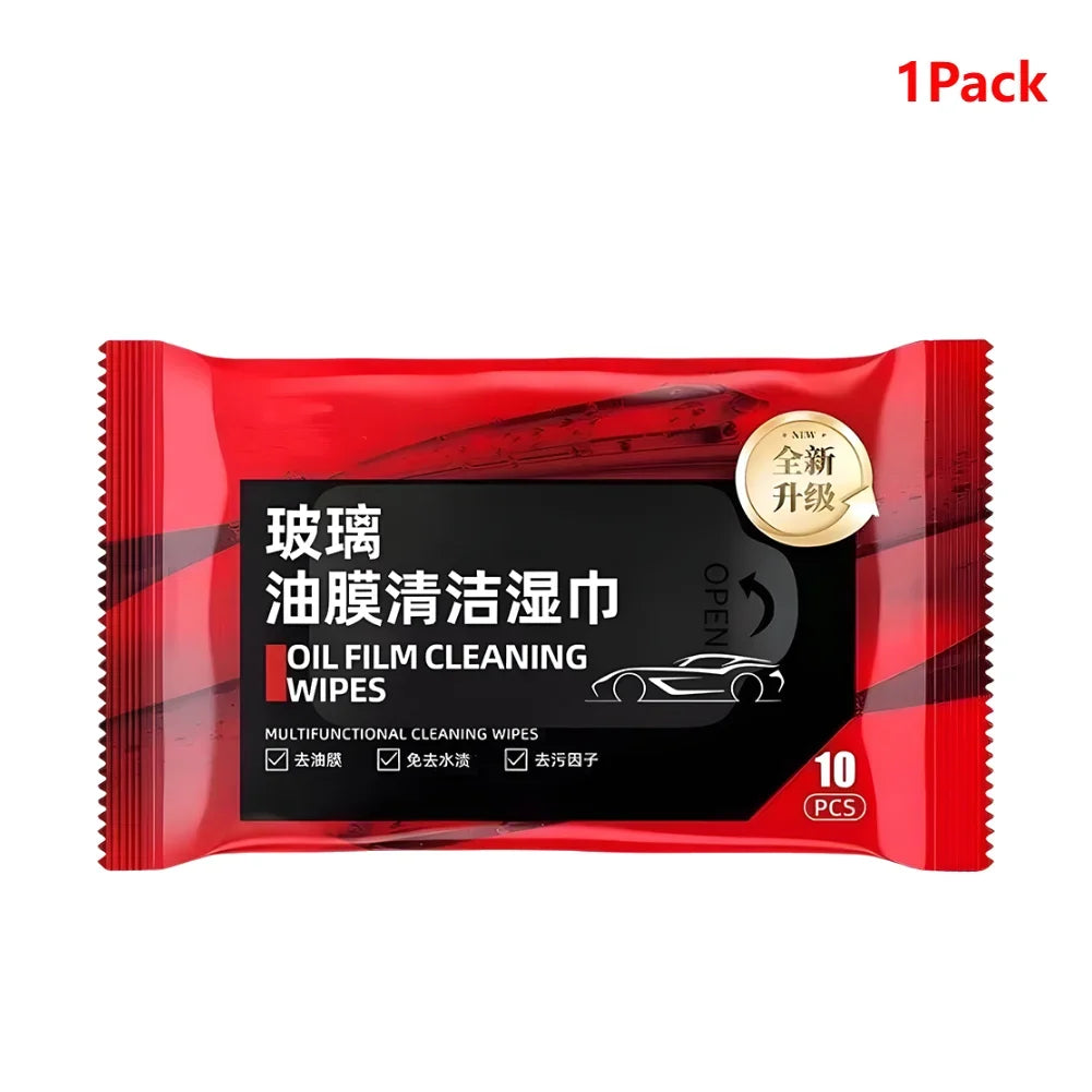 Car Oil Film Removing Wipes Anti-rain Oil Stain Cleaner Wipes Glasses Glass Anti-fog Wet Towel Front Windshield Cleaning Wipes