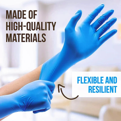 4Mil Heavy Duty Nitrile Gloves Disposable Industrial Work Gloves Latex Free Beauty Salon Mechanic Tattoo Painting Cleaning Glove