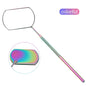 Eyelash extension mirror moon shaped, detachable stainless, makeup mirror beauty.