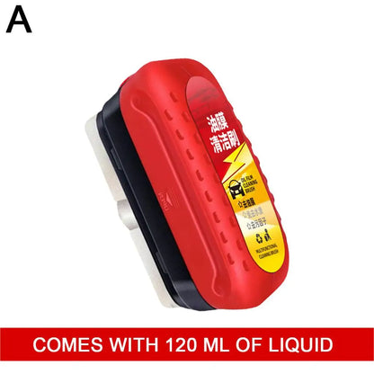 120ml Car Glass Cleaner Automotive Glass Sponge Cleaning Brush Windshield Oil Film Cleaner Glass Polishing Agent Car Maintenance