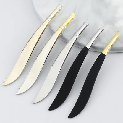 Eye clip brow eyebrow  1 piece professional stainless steel hair removal gold women beauty makeup.