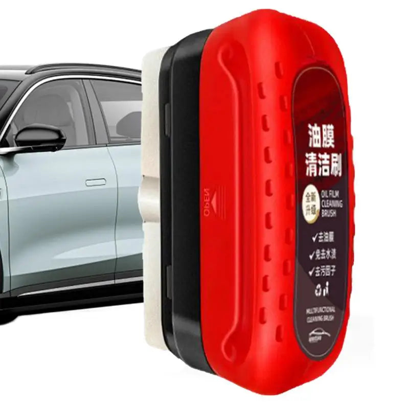 60/120ml Car Windshield Oil Film Cleaner Glass Cleaning Board Glass Cleaning Wipe Glass Oil Film Remover Car Glass Clean Brush
