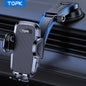 TOPK Car Phone Holder Mount, Upgraded Handsfree Stand, Phone Holder for Car Dashboard, Compatible with iPhone Android