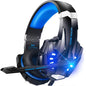 KOTION EACH gaming headset casque deep bass stereo game headphone with microphone led light for ps4 phone laptop pc gamer...