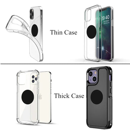 5 to 10 White Metal Plate For Magnet Car Mount Holder Universal Cell Phone Magnetic Car Stand Thin iron Sheet Disk Sticker