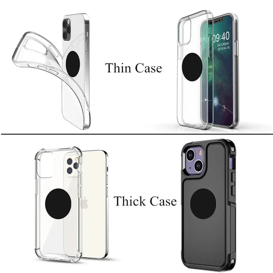 5 to 10 White Metal Plate For Magnet Car Mount Holder Universal Cell Phone Magnetic Car Stand Thin iron Sheet Disk Sticker