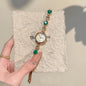 Fashion temperament minimalist luxury small disc with quartz watch for women. 1piece.