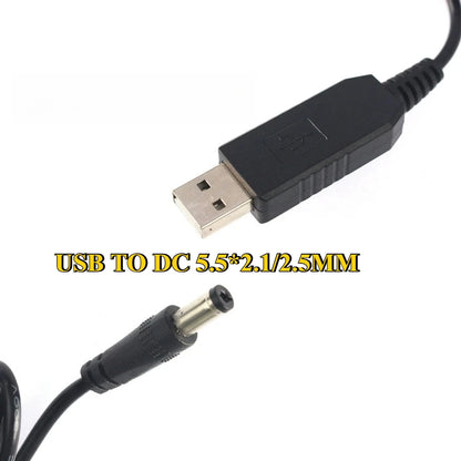 USB Power Boost Line DC To DC 5V 9V 12V with Box Step-up Converters Module USB Converter Adapter Cable with 8PCS Connector Plug
