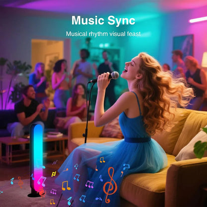 1/2/3Pcs Smart LED Light Bar,16 Million Colors Changing TV Light Bar with Remote &APP Control Timing Function