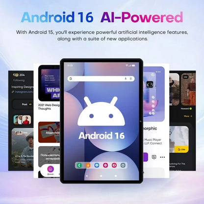 New pad P90 tablet 11 inch 22GB+2TB tablets Android 16 snapdragon8gen3 tablette PC face recognition 20000mAh 5G dual sim.