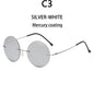 BOYSEEN ultra light polarized circular frameless, sunglasses for men women, sunglasses modern and fashionable.