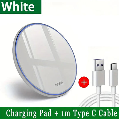 Chargeur rapide sans fil pour téléphone portable, 15W, chargeur pour iPhone 15, 14 Pro Max, Samsung, Xiaomi, induction, charger