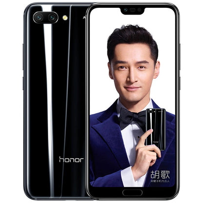 Honor 10 smartphone Global Version Mobile Phone 5.84" Full Screen Kirin 970 128G NFC Rear 24.0MP+16.0MP 3400mAh battery