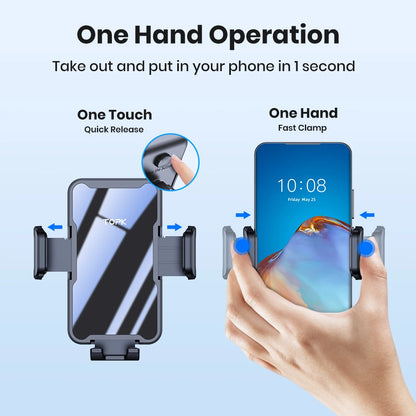 TOPK Car Phone Holder Mount for Air Vent, Cell Phone Car Mount  360° Full Rotation, for iPhone All Smartphones