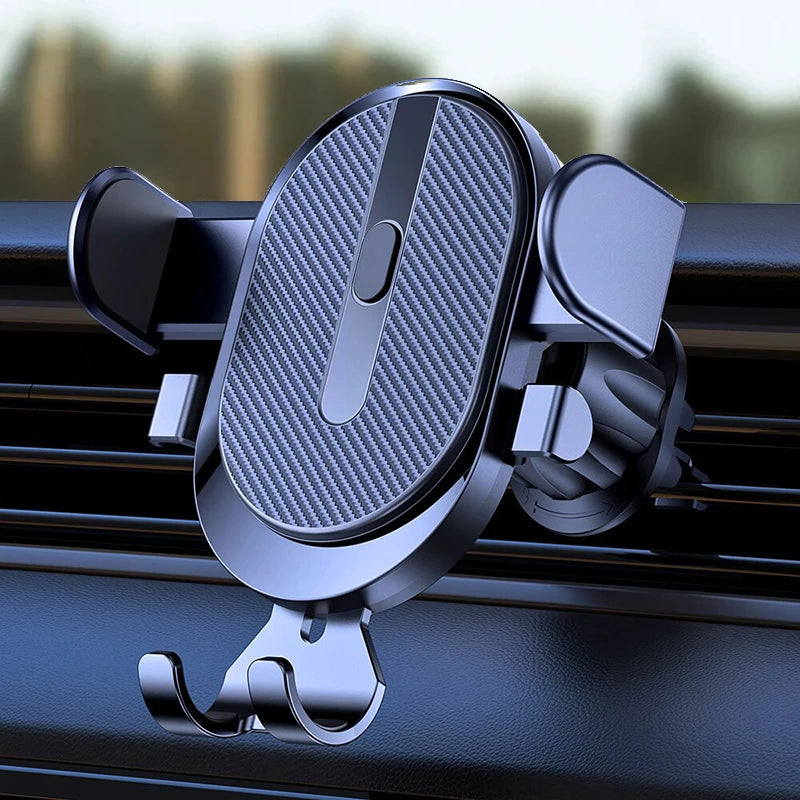 Gravity Car Phone Holder Car Air Vent Hook Clip Mount Smartphone GPS Car Stand Bracket Support in Car For iPhone Samsung Huawei