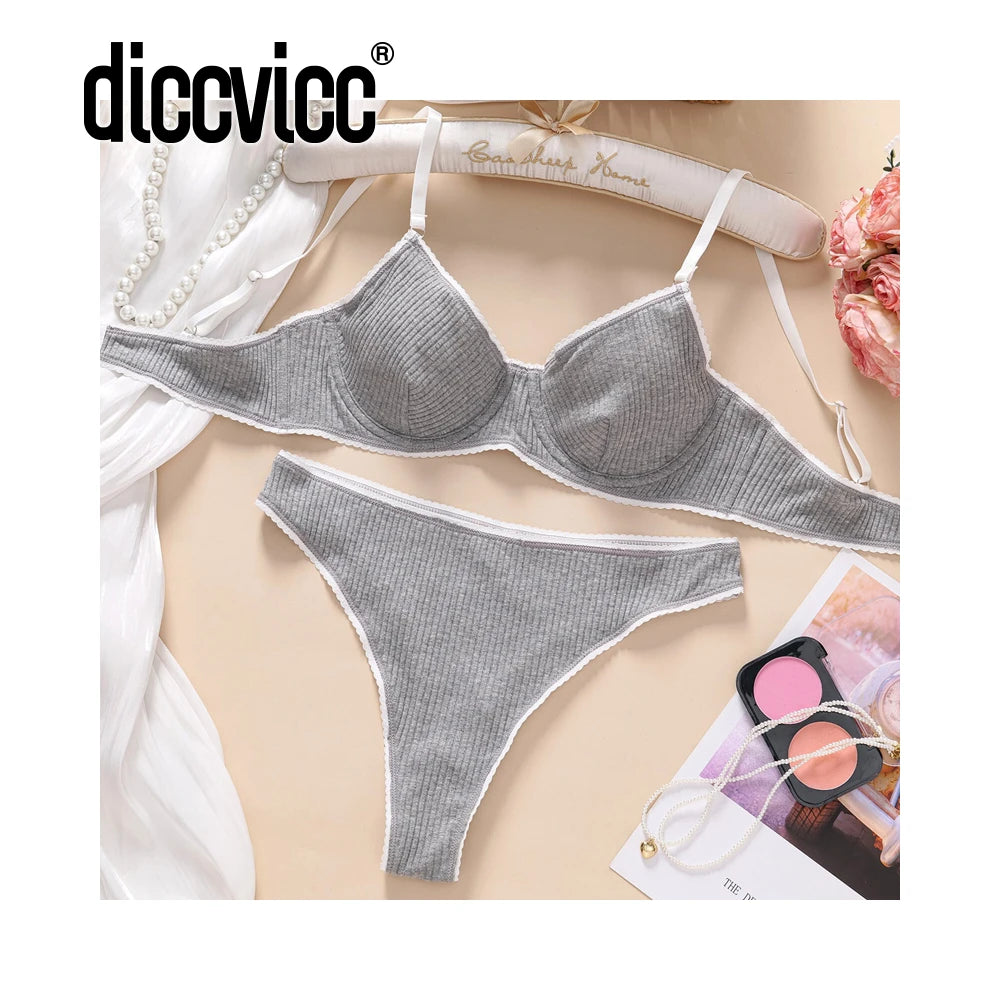 Diccvicc lingerie for women two pieces set undergarment outfit.