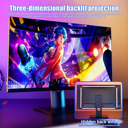 Backlight light app control rgb sync light led computer monitor room decor atmosphere lights.