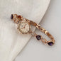Fashion temperament minimalist luxury small disc with quartz watch for women. 1piece.