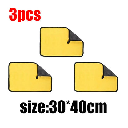 1/2/3/4pcs Car Wash Microfiber Towel Car Cleaning Drying Cloth Car Care Cloth Detailing Microfiber Towel Car Microfiber Cloth