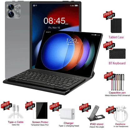 New pad P90 tablet 11 inch 22GB+2TB tablets Android 16 snapdragon8gen3 tablette PC face recognition 20000mAh 5G dual sim.