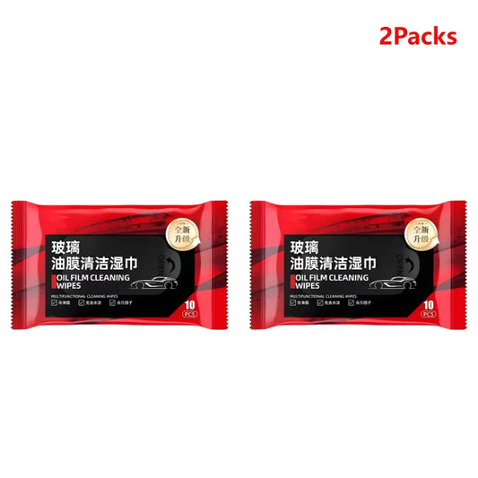 Car Oil Film Removing Wipes Anti-rain Oil Stain Cleaner Wipes Glasses Glass Anti-fog Wet Towel Front Windshield Cleaning Wipes