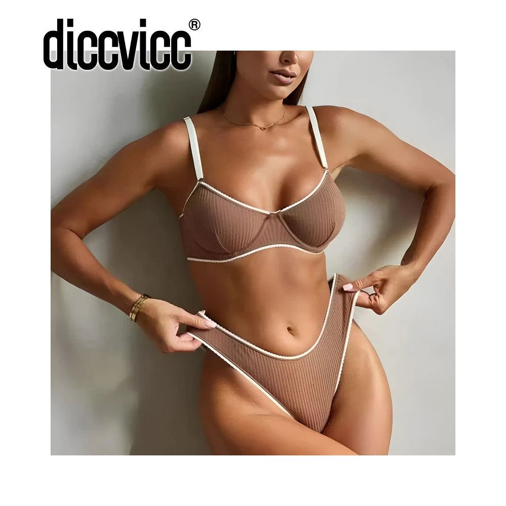 Diccvicc lingerie for women two pieces set undergarment outfit.