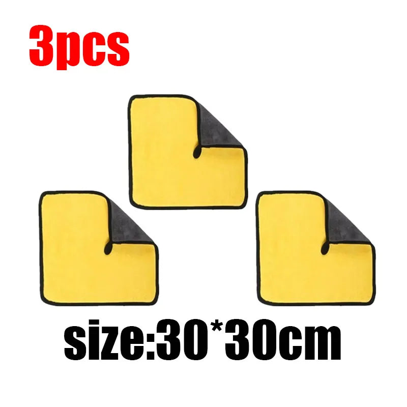 1/2/3/4pcs Car Wash Microfiber Towel Car Cleaning Drying Cloth Car Care Cloth Detailing Microfiber Towel Car Microfiber Cloth