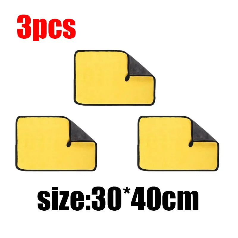 1/2/3/4pcs Car Wash Microfiber Towel Car Cleaning Drying Cloth Car Care Cloth Detailing Microfiber Towel Car Microfiber Cloth