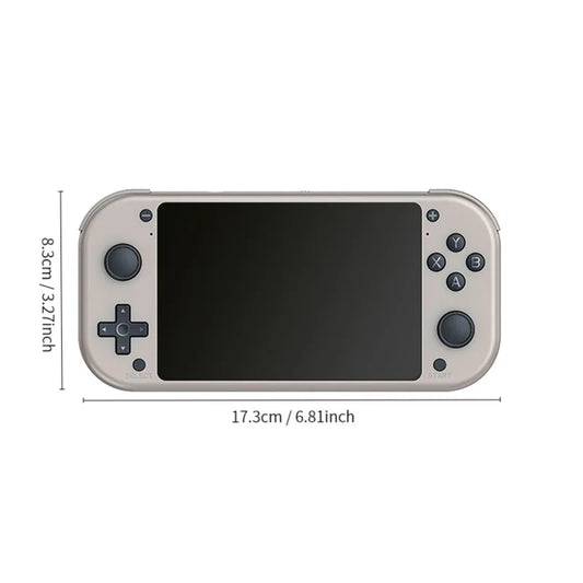 M17 handheld video game console 64G 128G open source linux system 4.3inch screen portable pocket video player retro gaming.