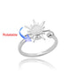 Rotating rings for woman or men, rings adjustable. 1piece.