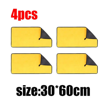 1/2/3/4pcs Car Wash Microfiber Towel Car Cleaning Drying Cloth Car Care Cloth Detailing Microfiber Towel Car Microfiber Cloth
