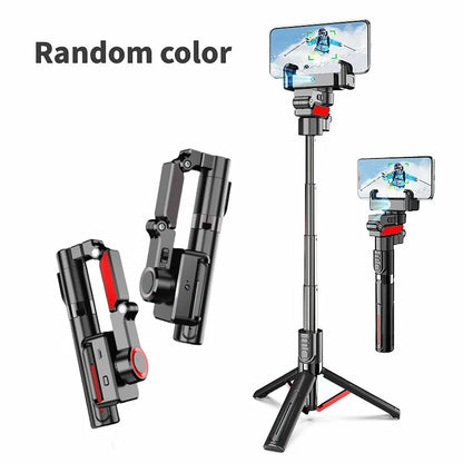 MEUYAG AI face tracking Gimbal Stabilizer Selfie Stick Foldable Wireless Tripod with Bluetooth Shutter Monopod for IOS Android