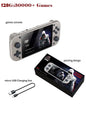 M17 handheld video game console 64G 128G open source linux system 4.3inch screen portable pocket video player retro gaming.