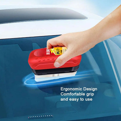 120ml Car Glass Cleaner Automotive Glass Sponge Cleaning Brush Windshield Oil Film Cleaner Glass Polishing Agent Car Maintenance