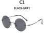 BOYSEEN ultra light polarized circular frameless, sunglasses for men women, sunglasses modern and fashionable.