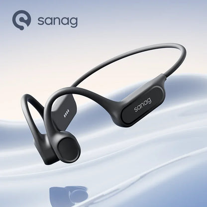 Sanag B33S AI Earphone Bone Conduction Bluetooth Earphone 32GB Memory IPX8 Swimming Headphones Flash-sale Wireless Headset MP3