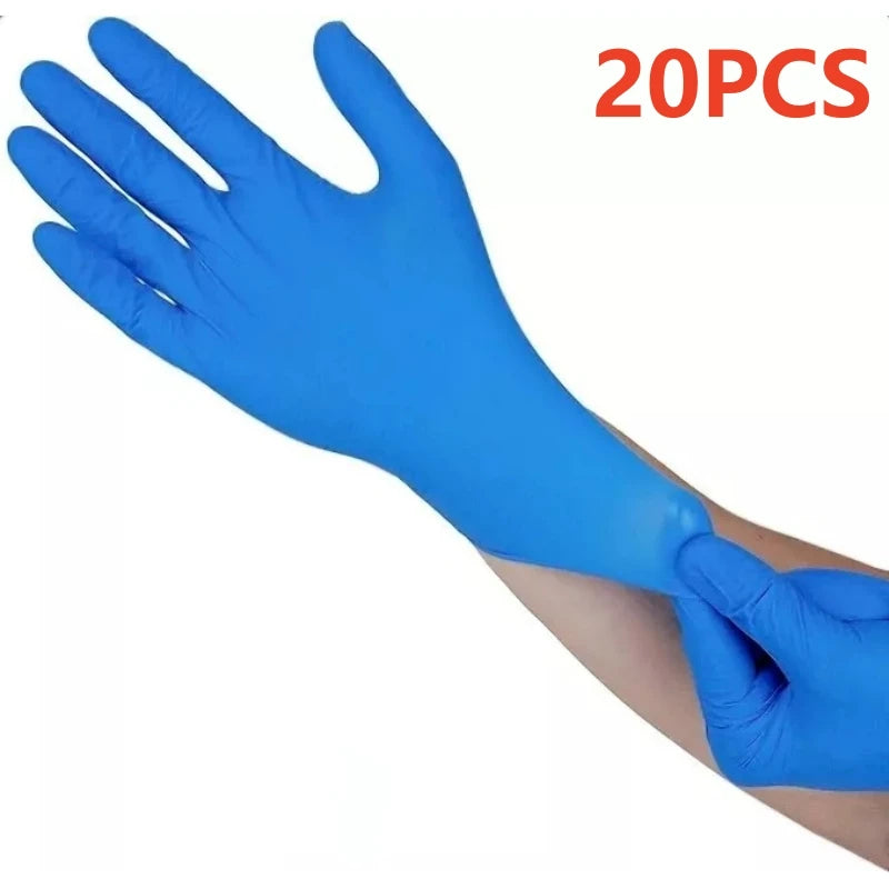 4Mil Heavy Duty Nitrile Gloves Disposable Industrial Work Gloves Latex Free Beauty Salon Mechanic Tattoo Painting Cleaning Glove