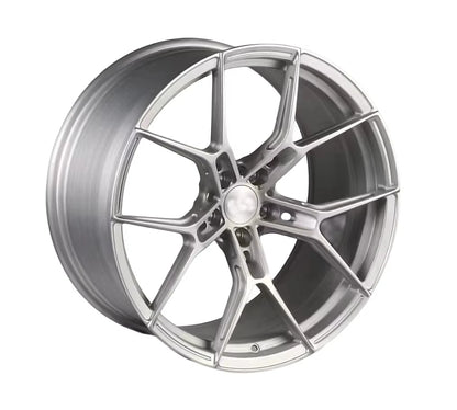 Forged for racing car wheel rim 5x112 20 21 22 inch 8.5J/10J luxury chrome alloy rims.