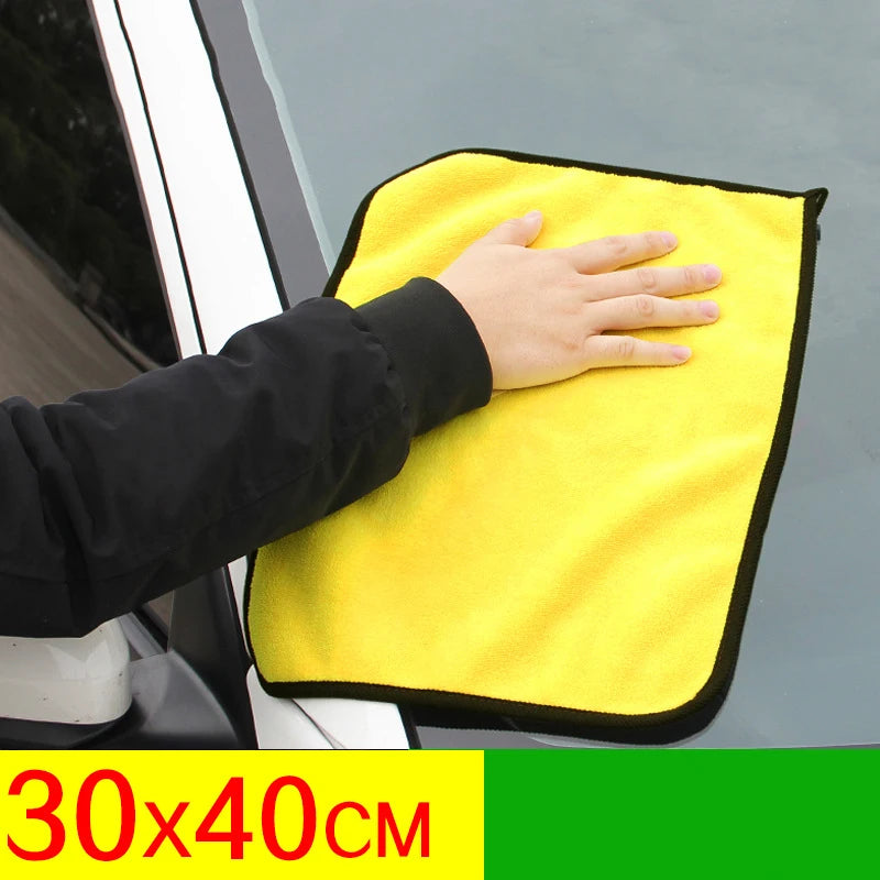 2Pcs/lot 30x30/40/60cm Car Wash Microfiber Towel Car Cleaning Drying Cloth Car Care Cloth Microfiber Towel Car Microfiber Cloth