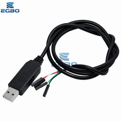 High - Performance USB to COM Module Cable - USB to RS232 TTL UART Auto Converter with PL2303HX Chip EGBO