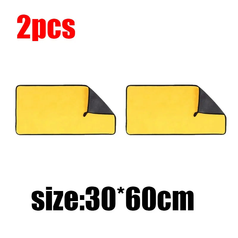 1/2/3/4pcs Car Wash Microfiber Towel Car Cleaning Drying Cloth Car Care Cloth Detailing Microfiber Towel Car Microfiber Cloth