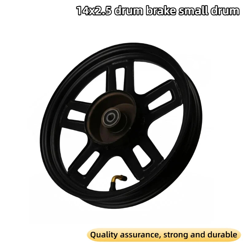 Durable 14x2.50 Wheel with Hub Designed for 14'' Electric Vehicle Pneumatic Tyre – Fits 14*2.5 /14x2.5 Electric Bicycle