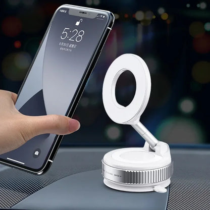 Strong Magnetic Car Phone Holder Foldable Design 360°Adjustable Vacuum Mount for Car/Desk/Bathroom/Universal Use For iphone