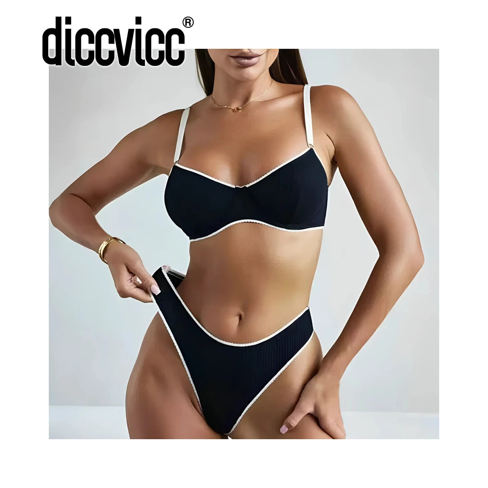 Diccvicc lingerie for women two pieces set undergarment outfit.