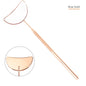 1pcs Eyelash Extension Mirror Moon Shaped Detachable Stainless Steel Lash Lifting Makeup Mirror Beauty