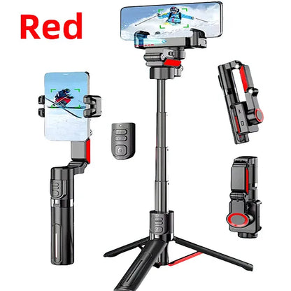 MEUYAG AI face tracking Gimbal Stabilizer Selfie Stick Foldable Wireless Tripod with Bluetooth Shutter Monopod for IOS Android