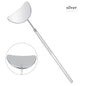 1pcs Eyelash Extension Mirror Moon Shaped Detachable Stainless Steel Lash Lifting Makeup Mirror Beauty