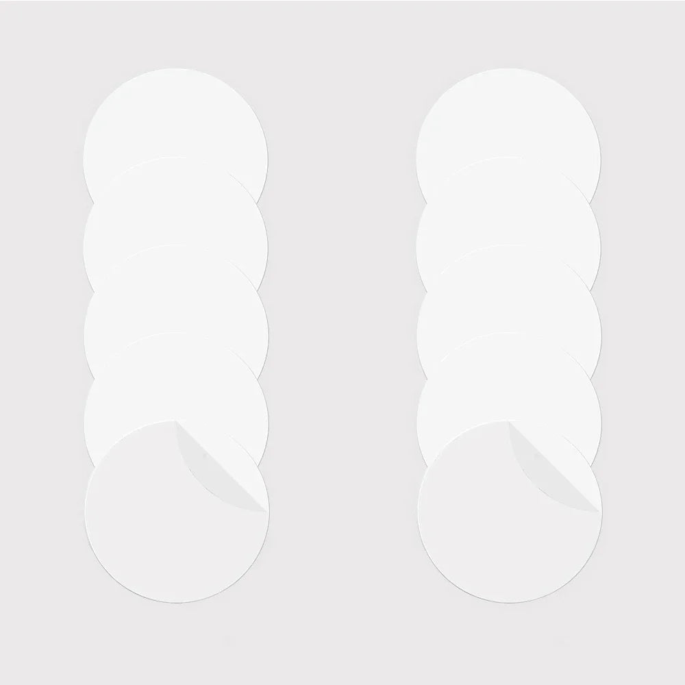 5 to 10 White Metal Plate For Magnet Car Mount Holder Universal Cell Phone Magnetic Car Stand Thin iron Sheet Disk Sticker